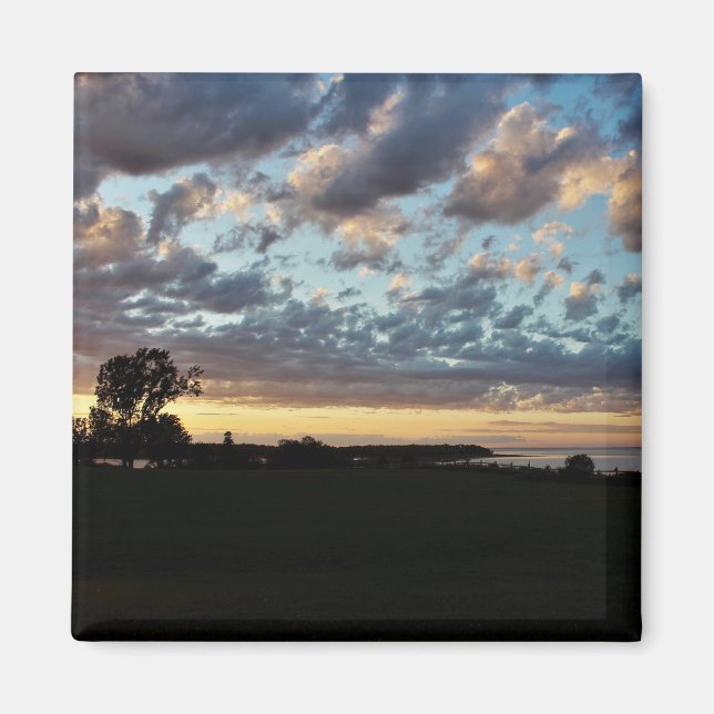 Aimant Coucher du soleil au parc provincial d'île de (Devant)