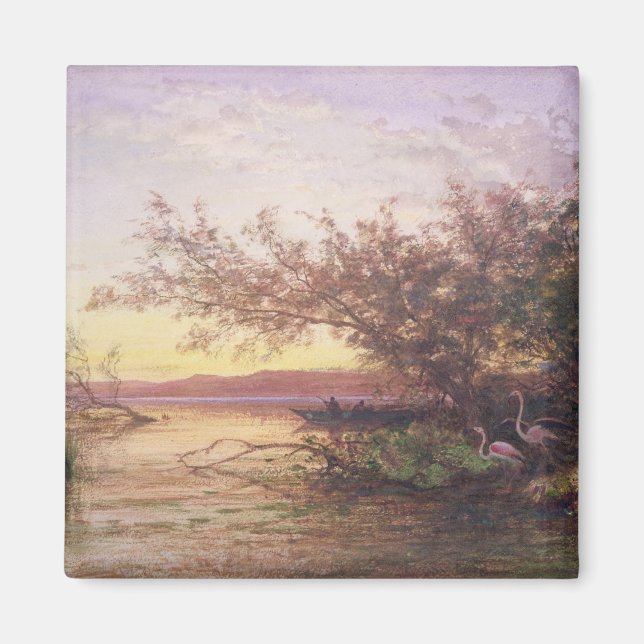 Aimant coucher du soleil, Camargue (Devant)