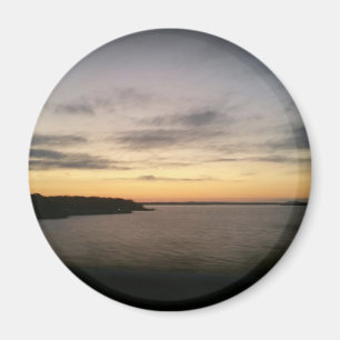 Aimant Coucher du soleil de Texoma de lac