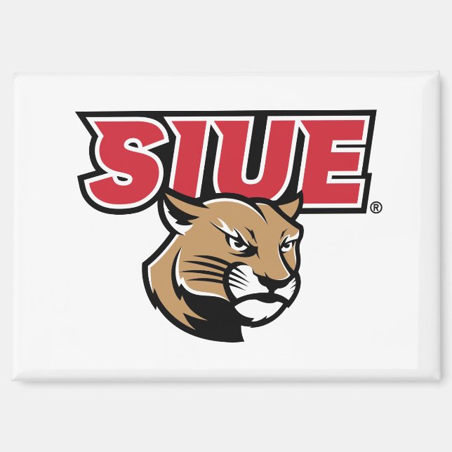Aimant Cougars de SIUE (Recto)