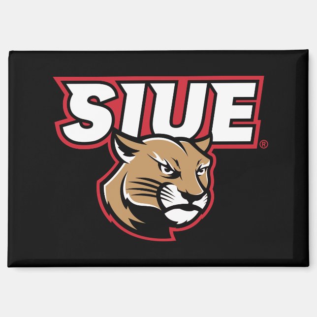 Aimant Cougars de SIUE (Recto)