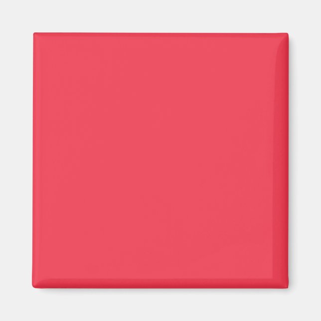 Aimant Couleur Amaranth Red F4364C - Ajouter Votre Nom Op (Devant)