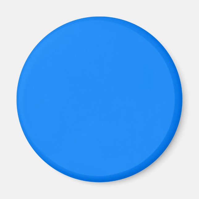 Aimant Couleur Azure Blue 0080FF - Option pour ajouter un (Devant)