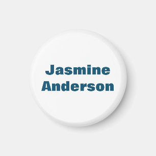 Aimant Couleur bleu océan minimaliste moderne