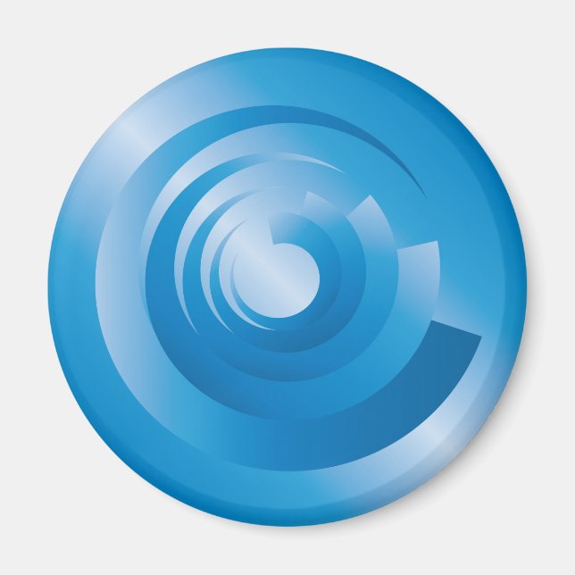 Aimant couleur ciel filant (Devant)