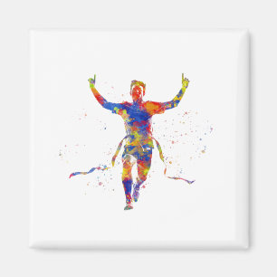 Aimant Couleur d'aquarelle