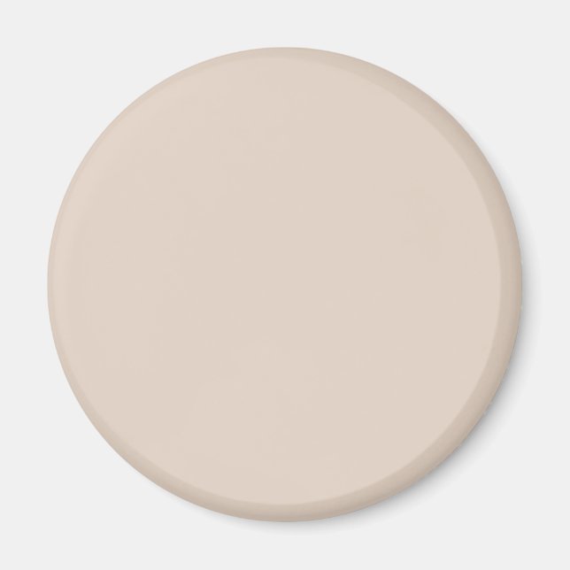 Aimant Couleur de l'amande E3D2C3 - Option pour ajouter u (Devant)