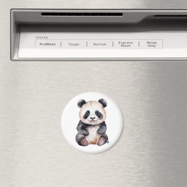 Aimant Couleur d'eau pour bébé panda (In Situ (Lave-vaisselle))