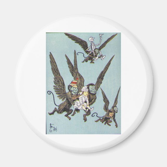 Aimant Couleur des singes volants (Devant)