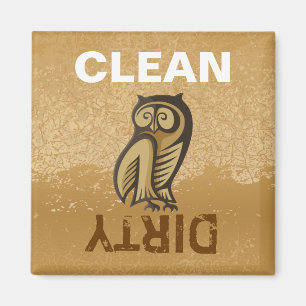 Aimant Couleur du symbole de hibou