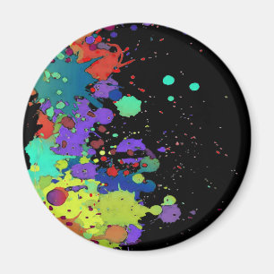 Aimant COULEUR FUNNY SPLASH I + votre backgr. & idées
