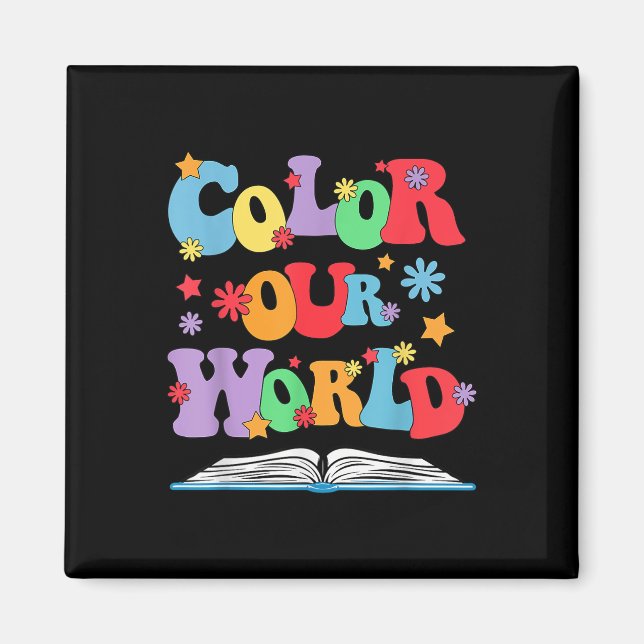 Aimant Couleur Notre Monde Lecture Été 2025 Créativité En (Devant)