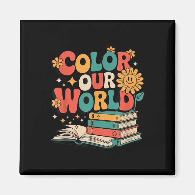 Aimant Couleur Notre Monde Lecture Été 2025 Créativité Wi (Devant)