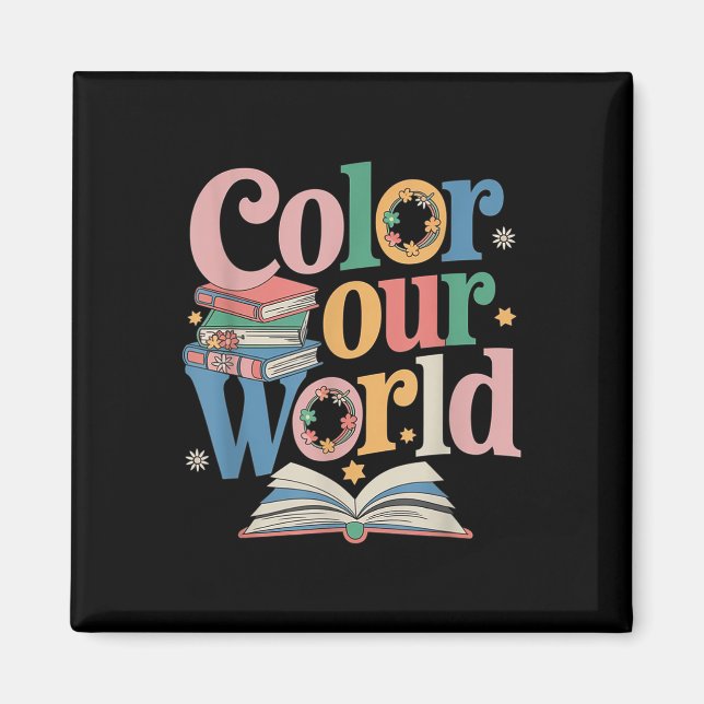 Aimant Couleur Notre Monde Lecture Été 2025 Créativité Wi (Devant)