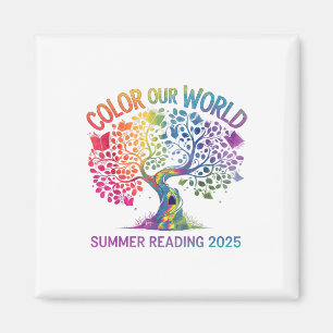 Aimant Couleur Notre Programme Mondial de Lecture Été 202