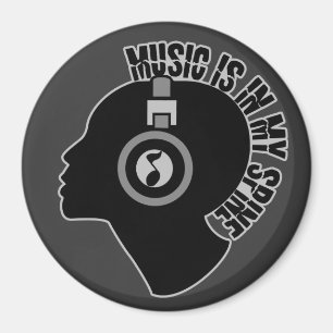 Aimant couleur personnalisé de musique