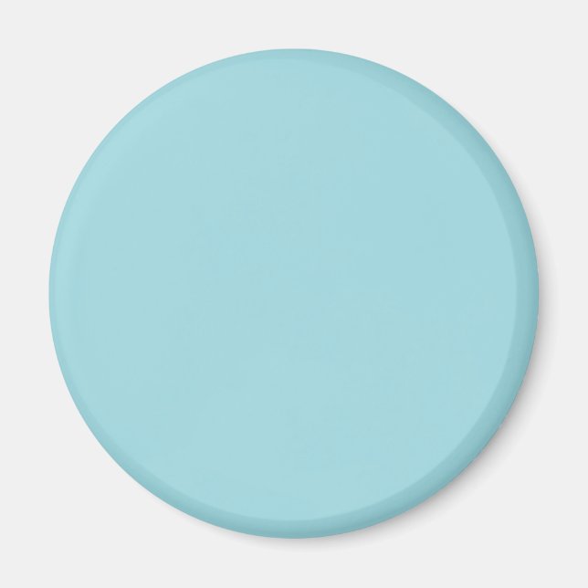 Aimant Couleur solide bleu ciel doux (Devant)