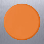 Aimant Couleur solide orange électrique<br><div class="desc">Couleur solide orange électrique</div>