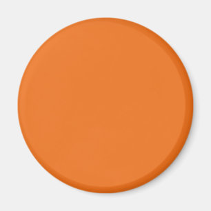 Aimant Couleur solide orange électrique