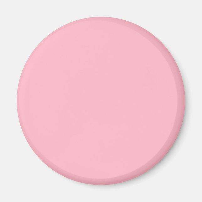 Aimant Couleur solide rose cerise en fleurs (Devant)