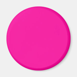 Aimant Couleur solide rose néon