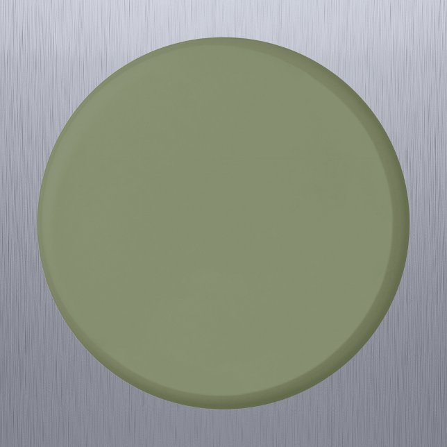 Aimant Couleur solide verte Sage (Créateur téléchargé)