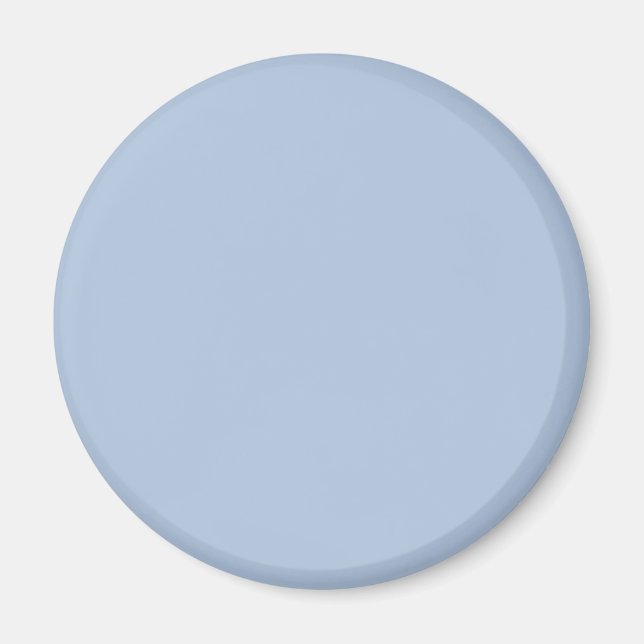 Aimant Couleur uni bleu clair en acier (Devant)