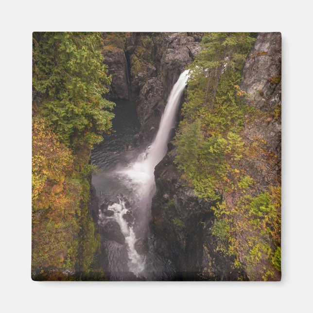 Aimant Couleurs Automnes À Elk Falls (Devant)