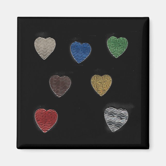 Aimant Couleurs d'amour (Devant)