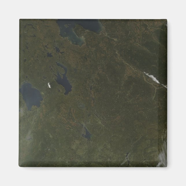 Aimant Couleurs d'automne dans le nord-ouest de la Russie (Devant)