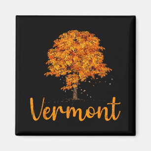 Aimant Couleurs d'automne du Vermont, Nouvelle-Angleterre
