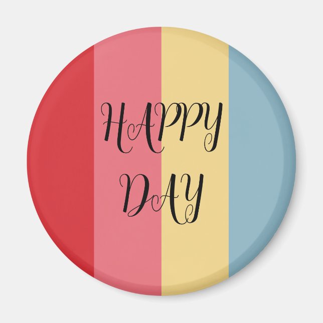 Aimant Couleurs de bonbons Verticales (Devant)