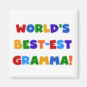 Aimant Couleurs lumineuses du Meilleur-est Gramma du mond