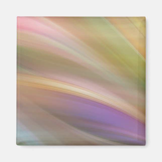 Aimant Couleurs pastel Abstrait (Devant)