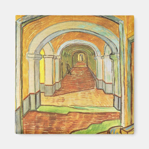 Aimant Couloir de l'asile Saint-Paul par Vincent van Gogh