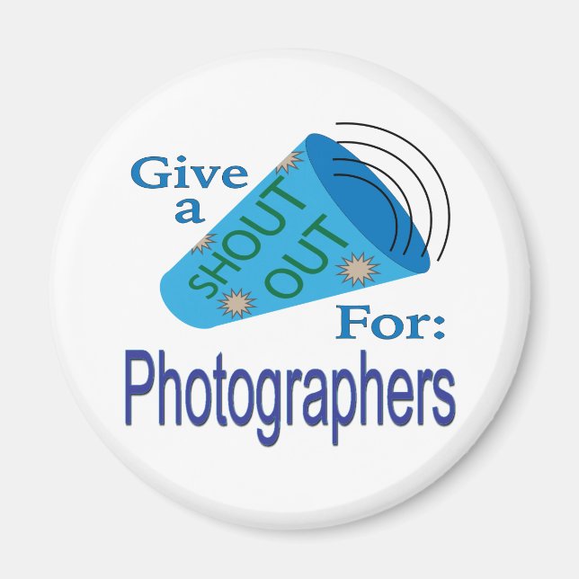 Aimant Coup de cœur pour les photographes (Devant)