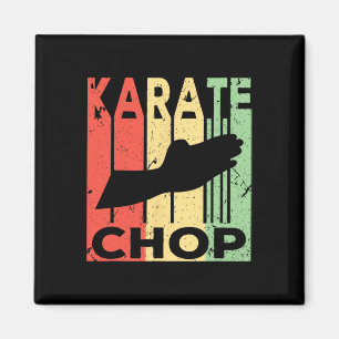 Aimant Coup de karaté vintage 