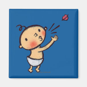 Aimant Coup de Leslie Patricelli un bébé de baiser