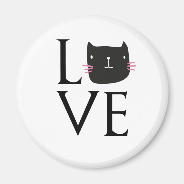 AIMANT COUPE DE CAFÉ LOVE CAT (Devant)