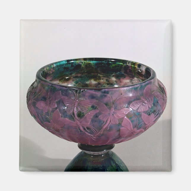 Aimant Coupe décorée de papillons et ailes (Devant)