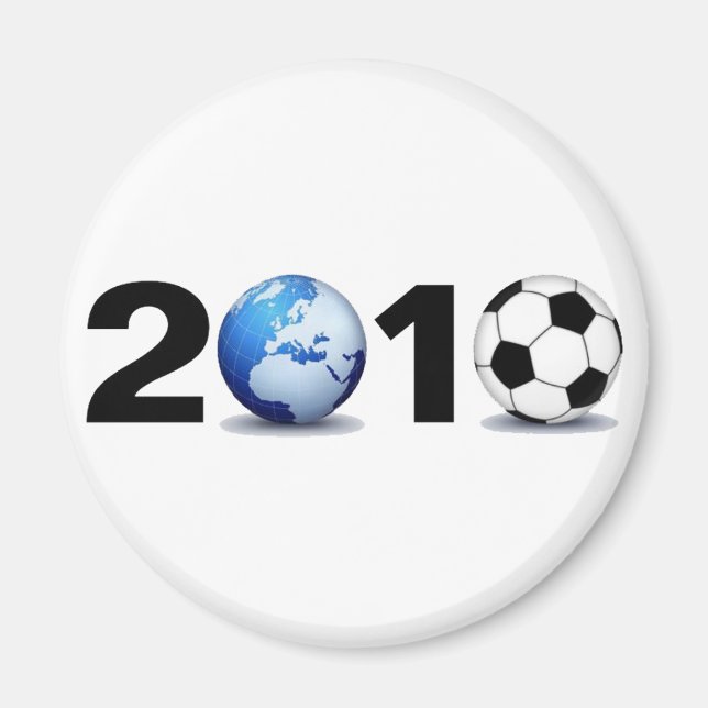 Aimant Coupe du monde de football 2010 (Devant)