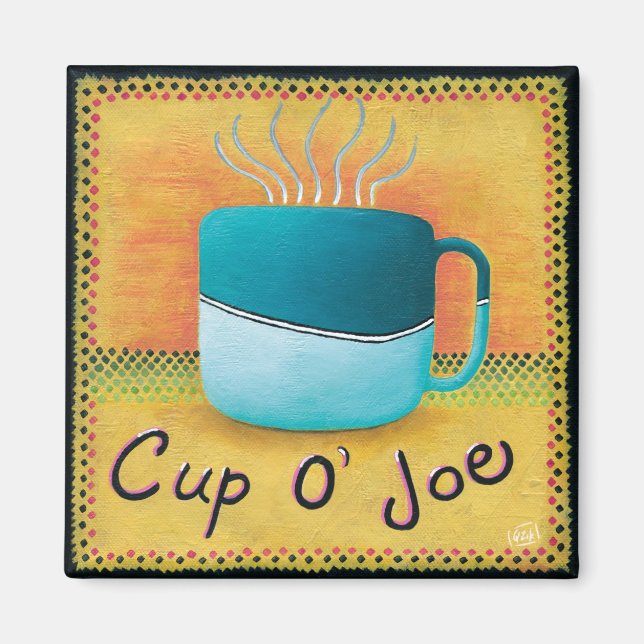 Aimant Coupe Joe Adulte au café (Devant)