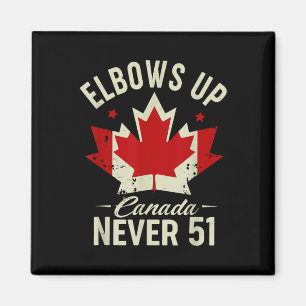 Aimant Coupe le Canada Jamais 51 Le drapeau du Canada est
