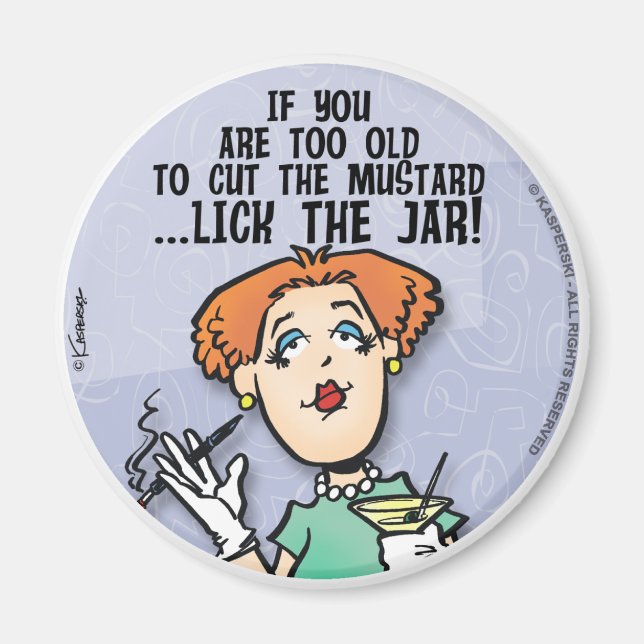 Aimant Couper La moutarde (Devant)