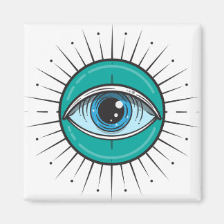Aimant Couper le bleu de l'oeil du mal