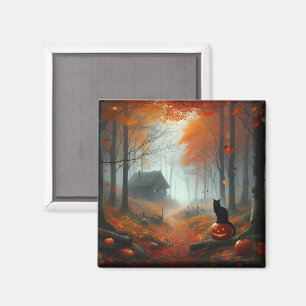 Aimant Coupes de papier Halloween/Automne/Automne/citroui