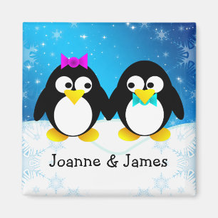 Aimant Couple de manchots