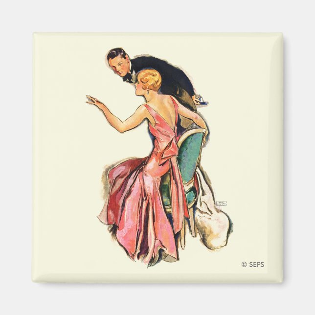 Aimant Couple engagé (Devant)