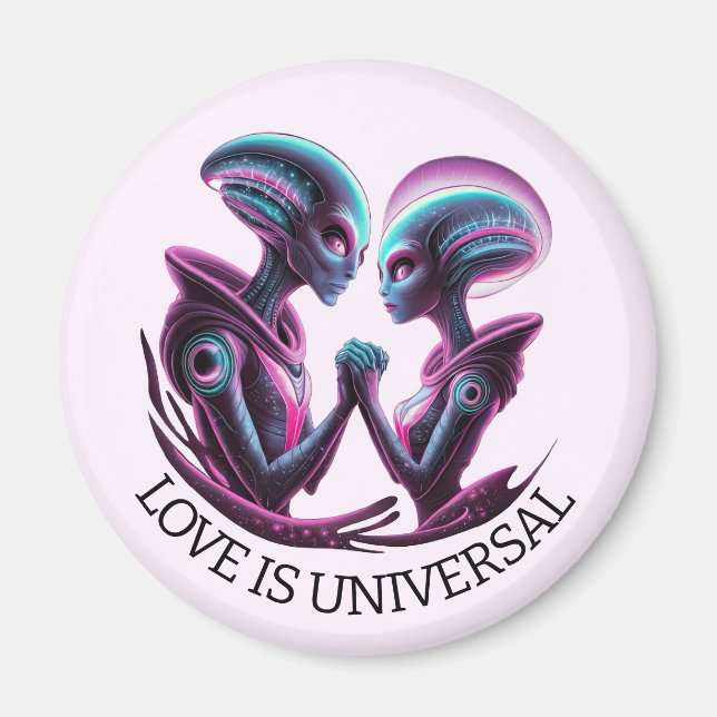 Aimant Couple Extraterrestre (Devant)