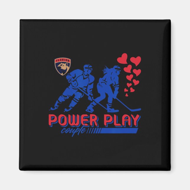 Aimant Couple Florida Panthers Valentine Power Play Nhl  (Devant)